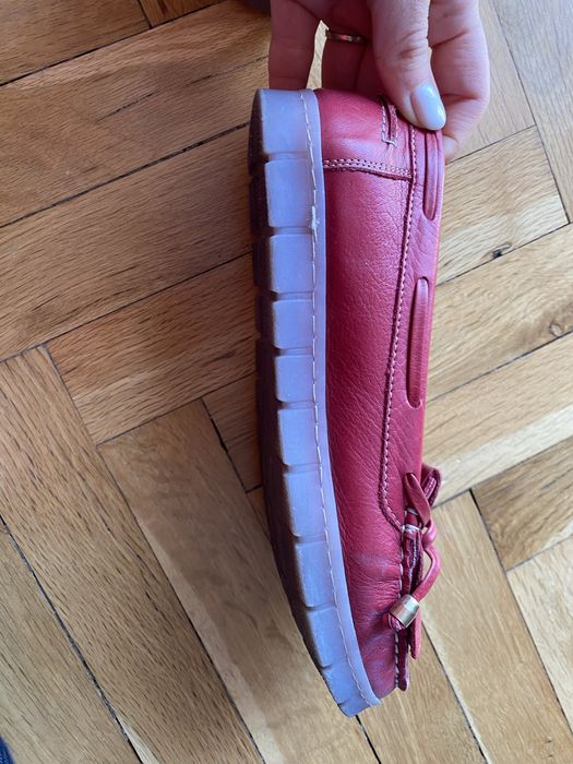 Дамски кожени мокасини