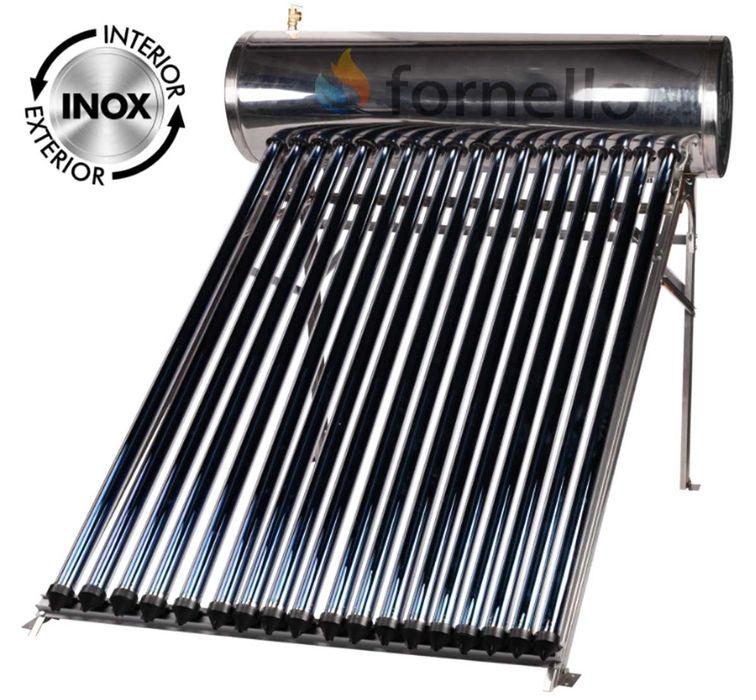Set panou solar presurizat Fornello 18 tub si boiler inox de 160 litri