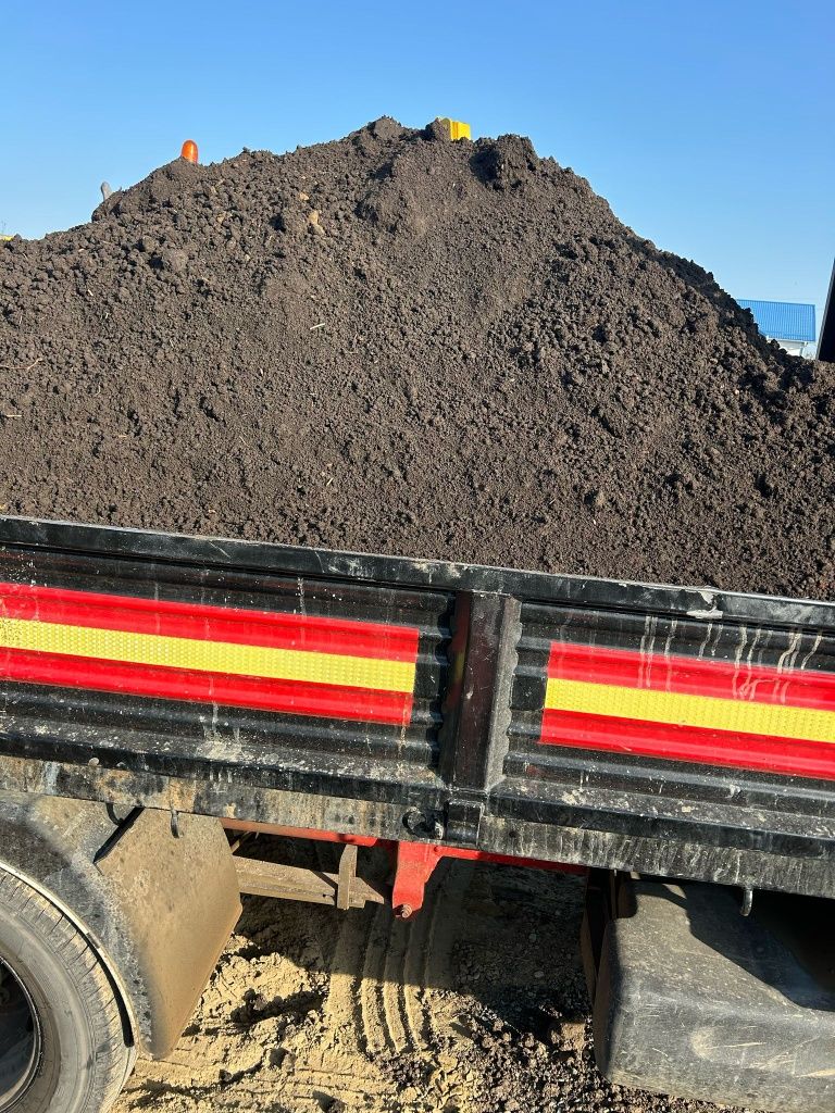 Pamant vegetal sau umplutura nisip piatra concasata rau balast refuz c