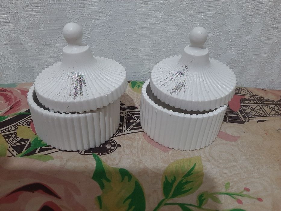 Продам шкатулки из гипса. Ручная работа. Каждый по 250тенге набор 2000