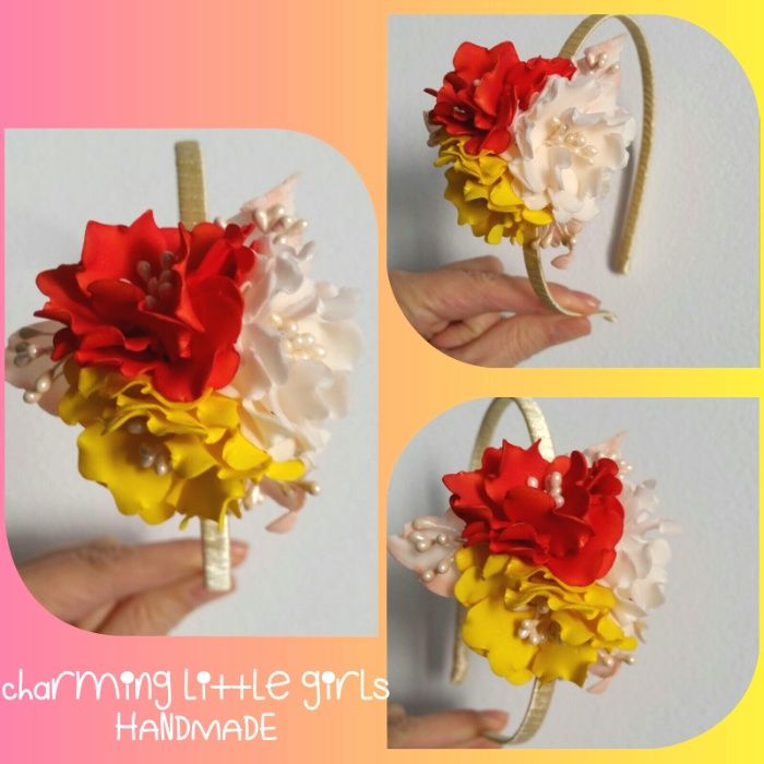 Диадеми и ленти изцяло ръчна изработка