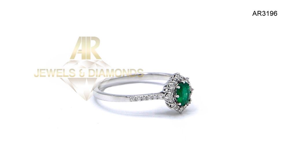 Inel Aur Alb cu Diamant model nou ARJEWELS (AR3196)