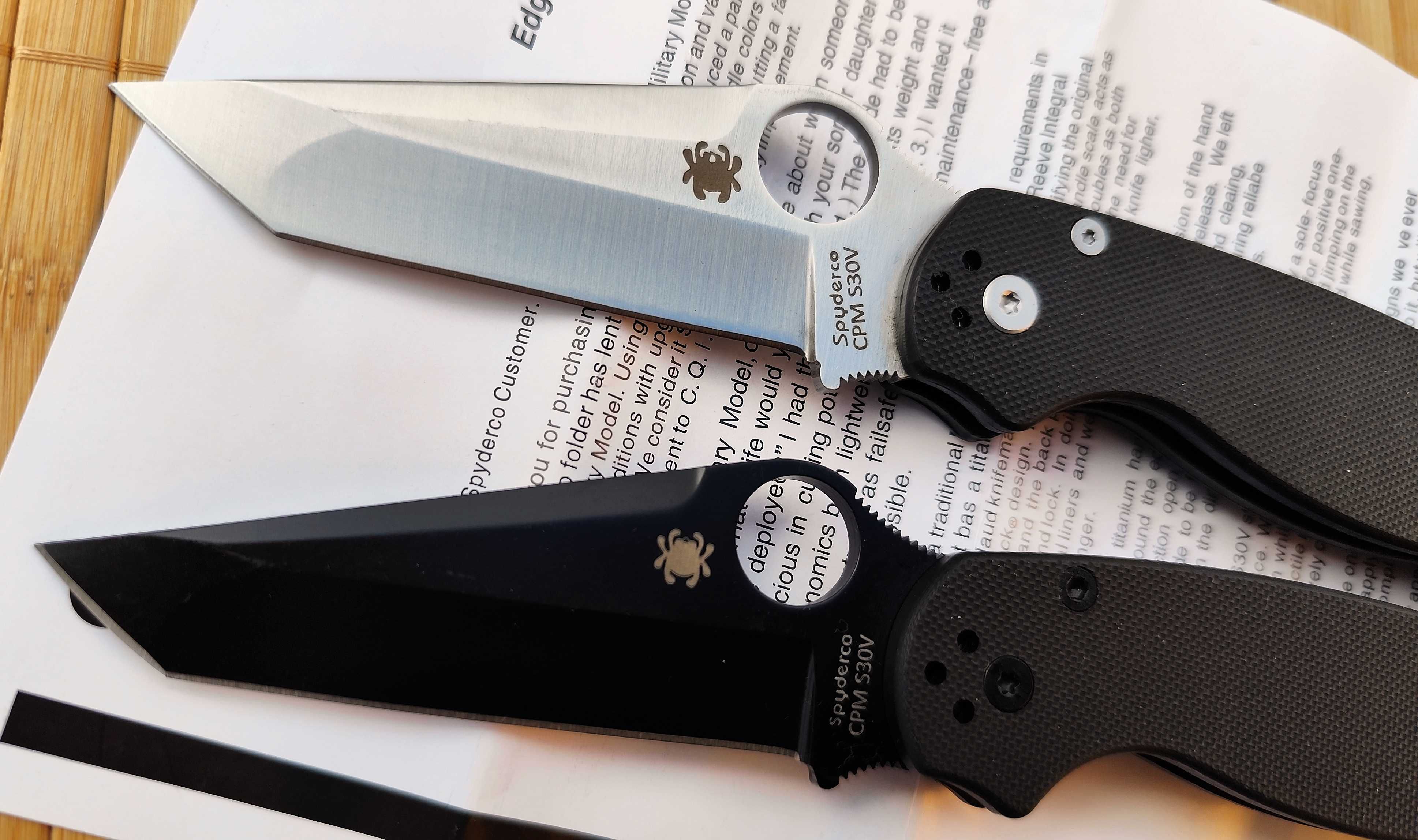 Spyderco Paramilitary 2 Exclusive Tanto