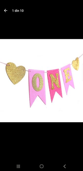 Tiull scaun & decor birthday