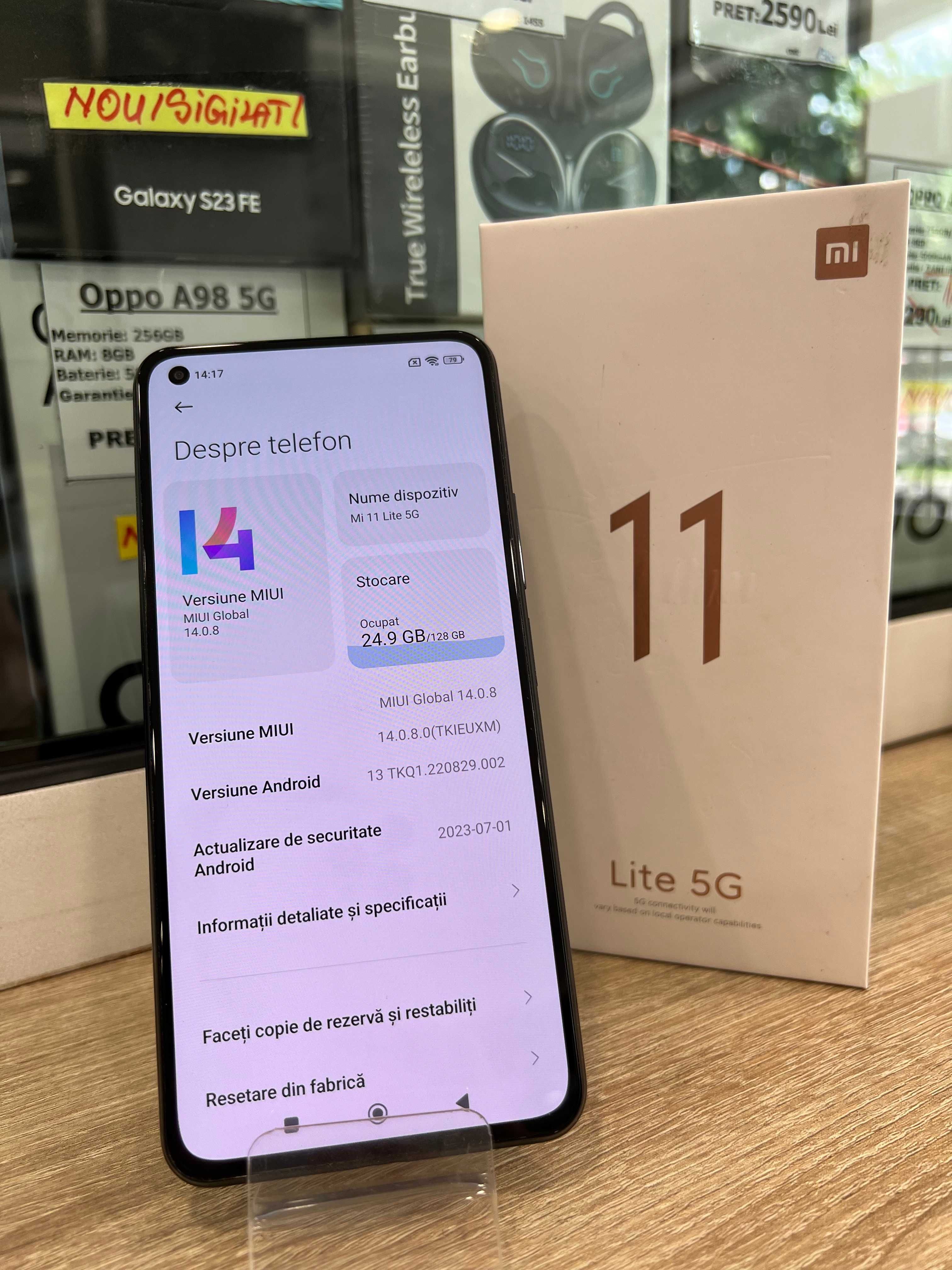 Xiaomi Mi 11Lite 5G, 128GB/8GB RAM, Black!