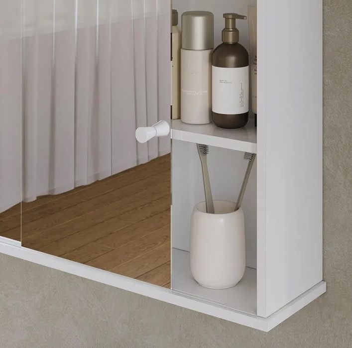 Шкафче с плъзгащи огледални врати Vicco