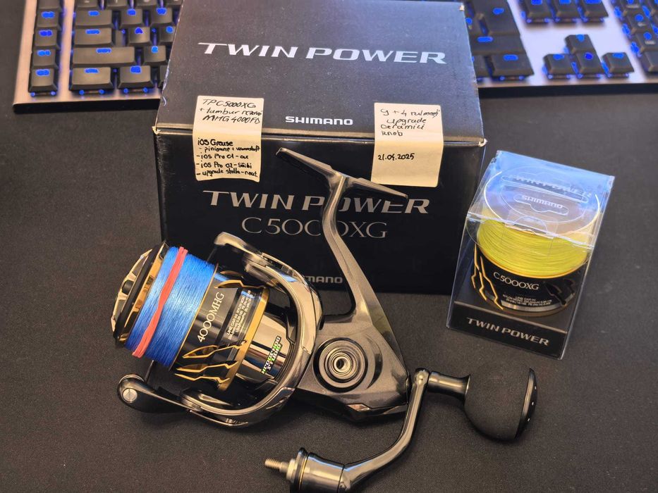 Mulinete Shimano Twin Power FD  C5000XG Tambur Extra+ Preservice.