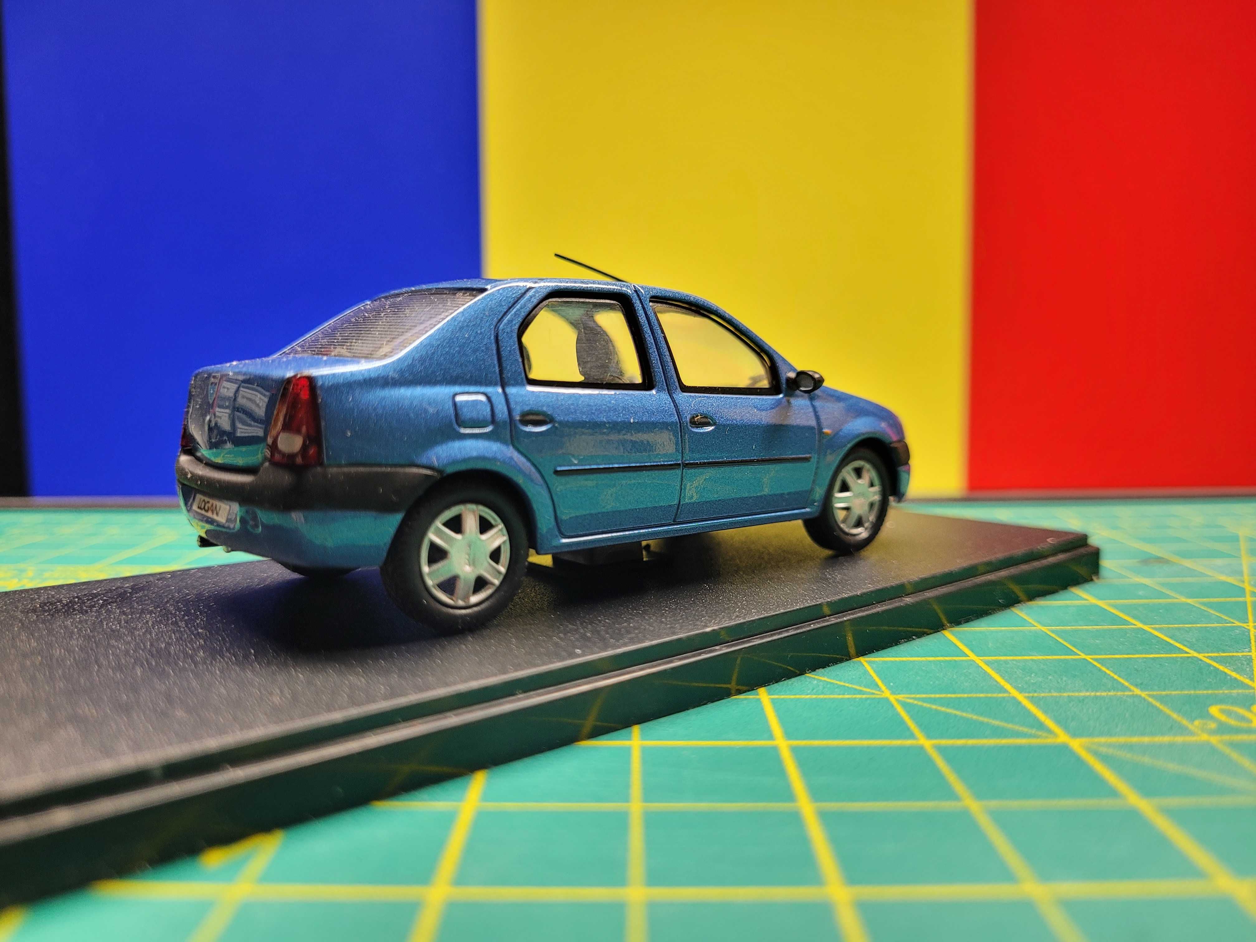 Macheta Dacia Logan Bleu Azur, scara: 1/43