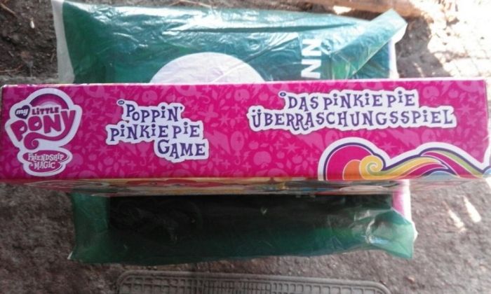 Poppin' Pinkie Pie Game Tort surpriză aniversare MLP, nou, sigilat