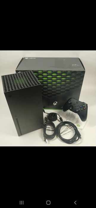 Xbox series x 1 tb ideal xolatda ochilmagan karopka 1 jostik va kabel