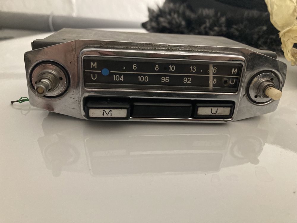 Radio Blaupunkt VW Broscuta 1300 1500 auto epoca anii 1966 VW Broscuta