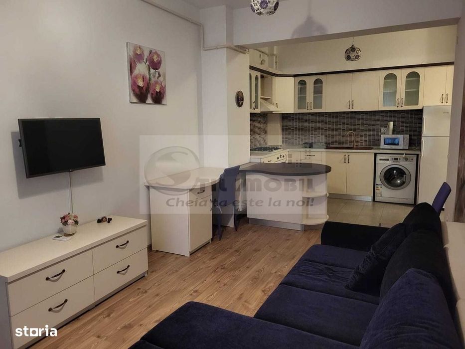 Garsoniera complet mobilata - centru - 400€