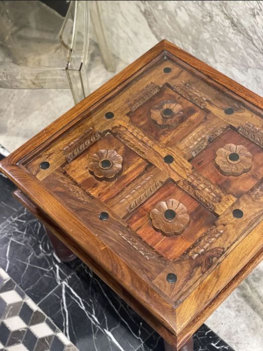 Masa Cafea | Lemn Teak | Piesa Mobilier | 60x60x50cm | Doar 195 euro!