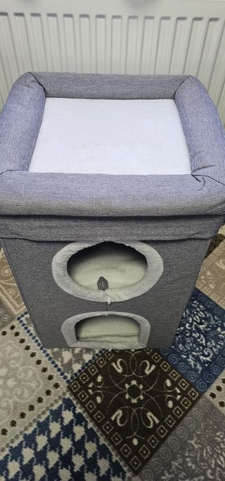 Casuta pisici pliabila noua