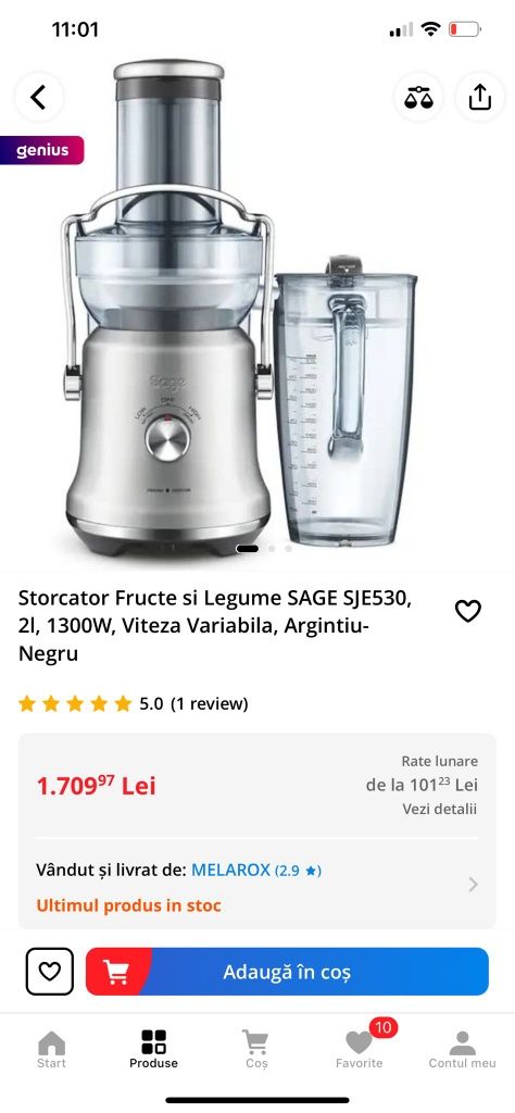 Sage the nutri juicer cold xl