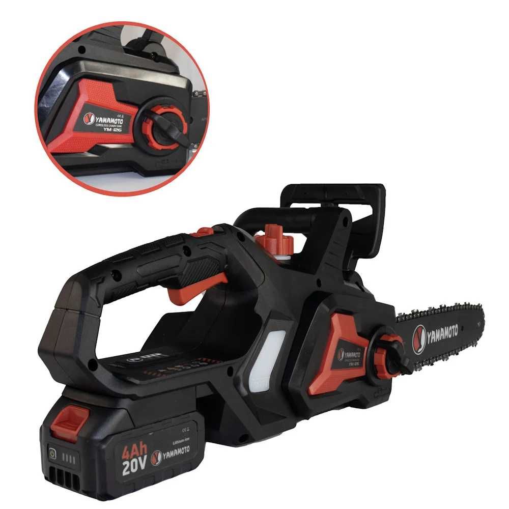Fierastrau electric cu lant pe acumulator 20V, 4 ah YAMAMOTO