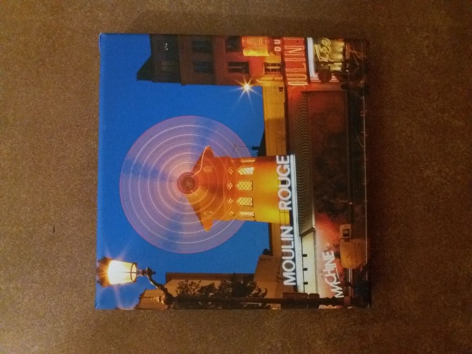 Tablou canvas Moulin Rouge Paris 15x15cm