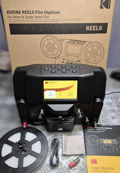 KODAK REELS 8mm Филмов дигитайзер Цифров скенер