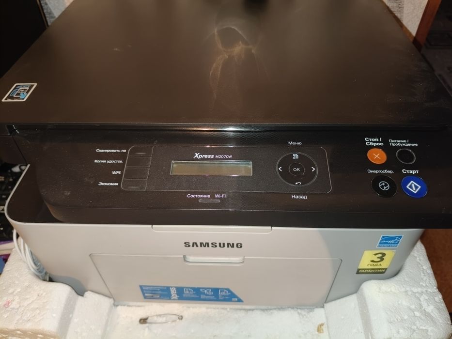Продам чëрно-белый принтер Samsung