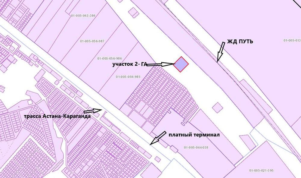 участок Жибек-жолы 2-ГА