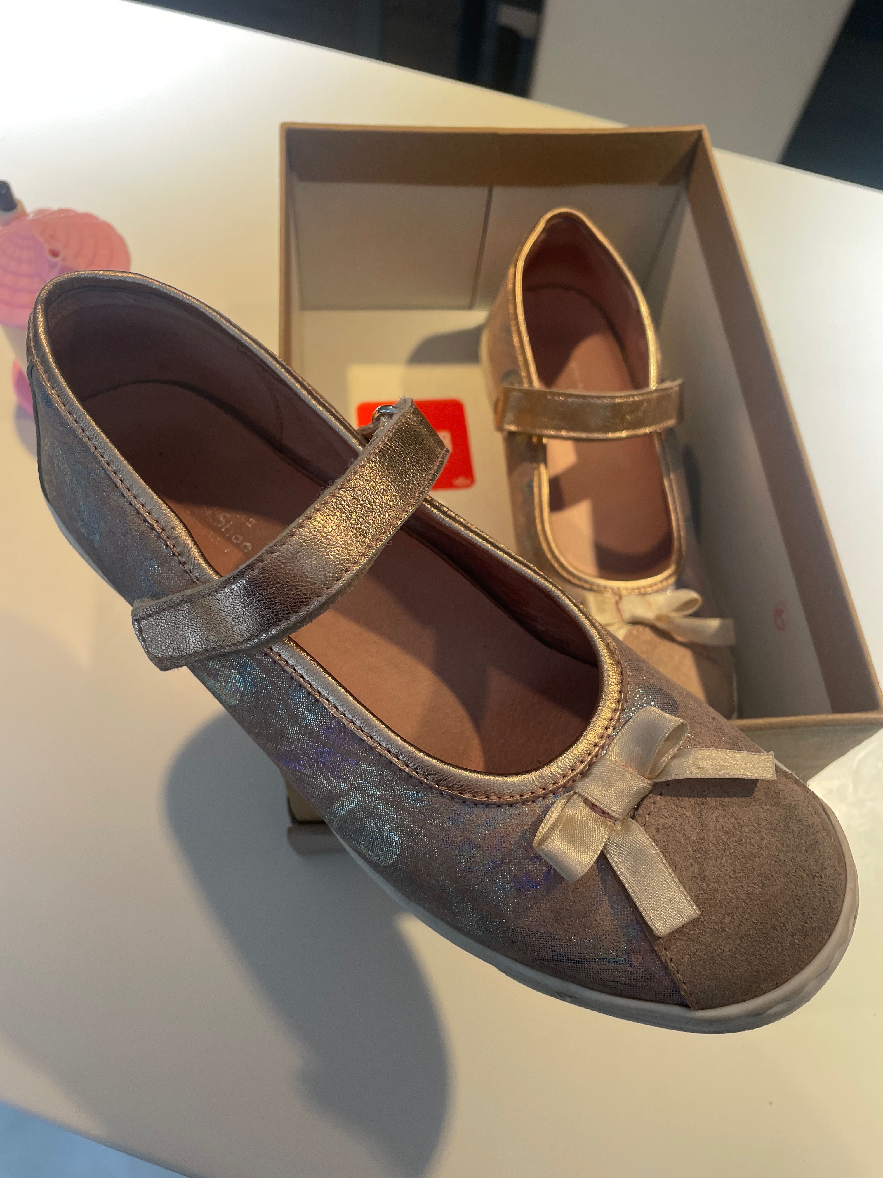 Детски обувки Pretty shoe Dima балерини с панделки  35