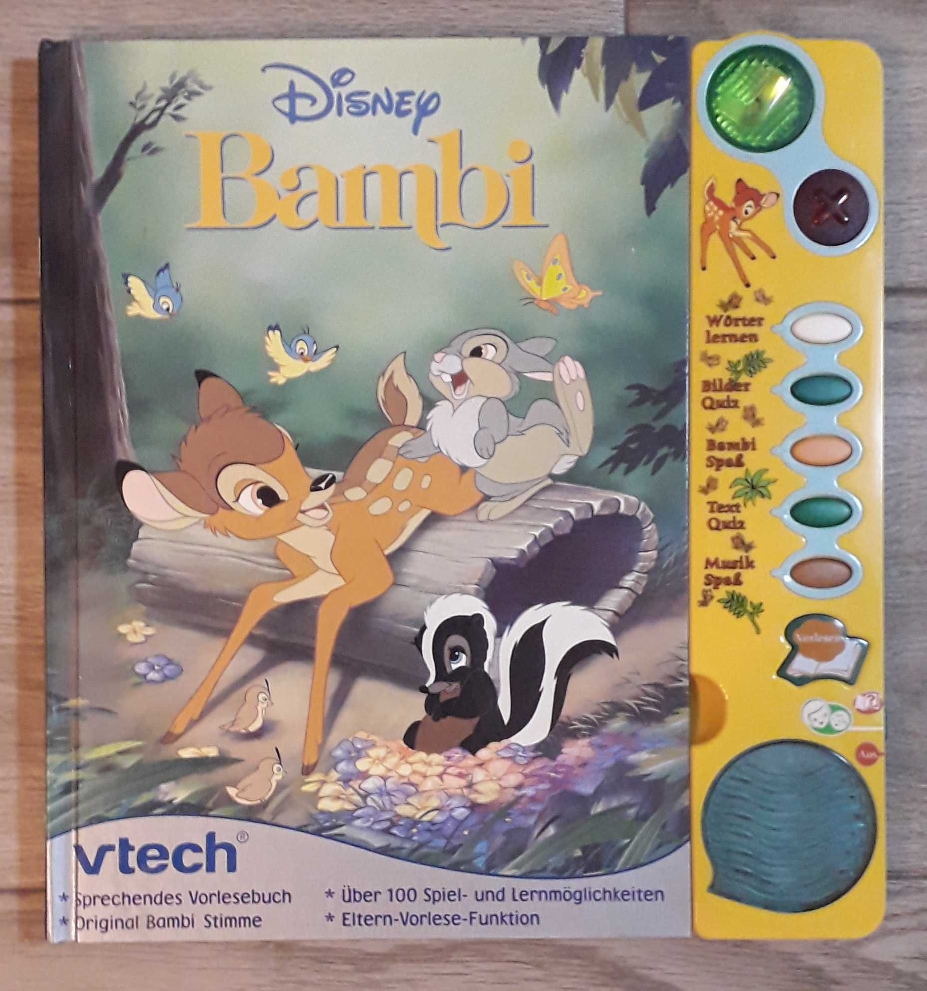 Carte Vtech Bambi, autocitire lb. germana