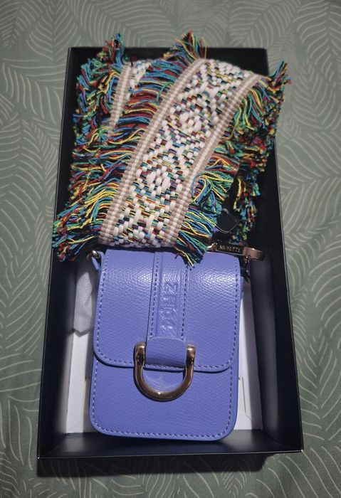 Geantă Musette originală din piele – pentru Samsung Galaxy Z Flip