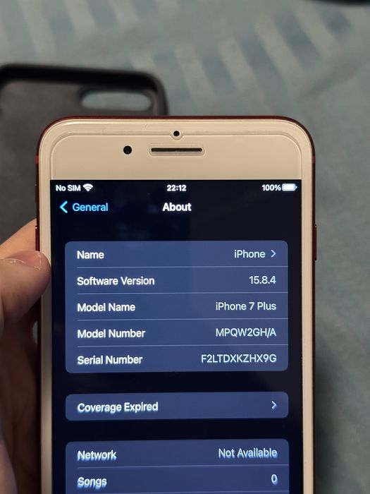 Iphone 7 plus red 128gb