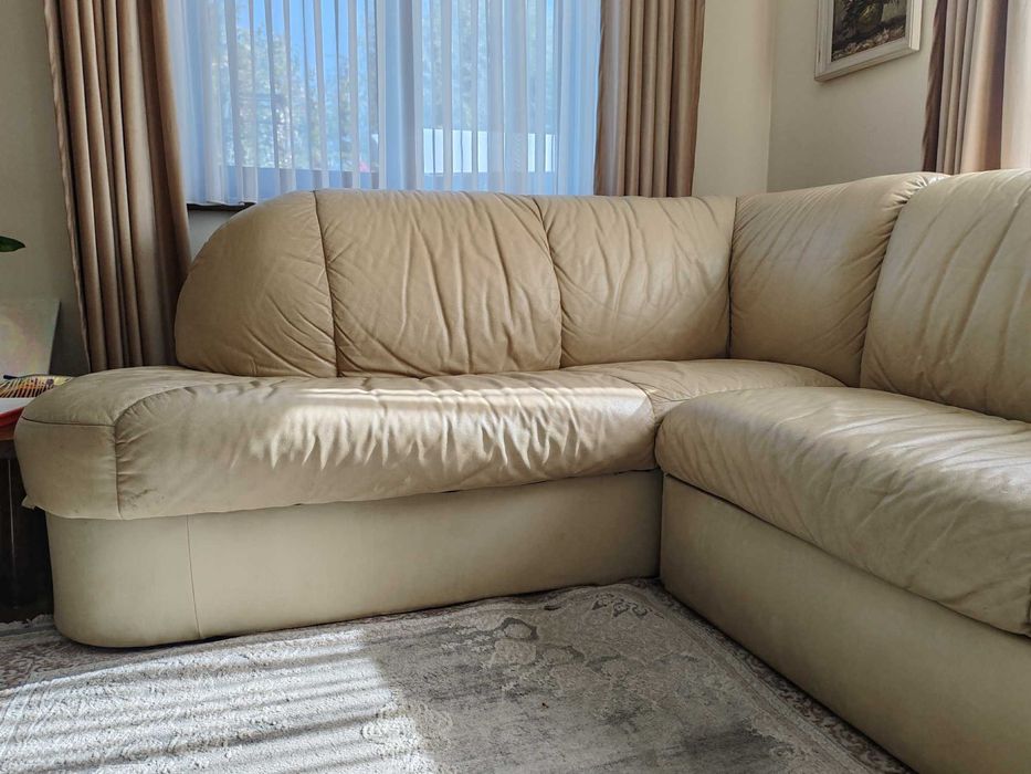 Colțar extensibil piele naturală