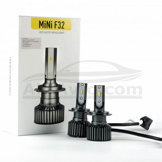 Лед крушки F32 MINI- Н7 за фарове 12V - 2 бр.