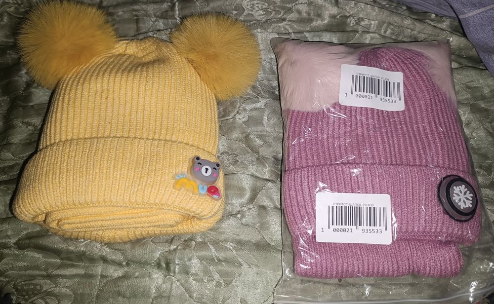 Детские зимние шапки