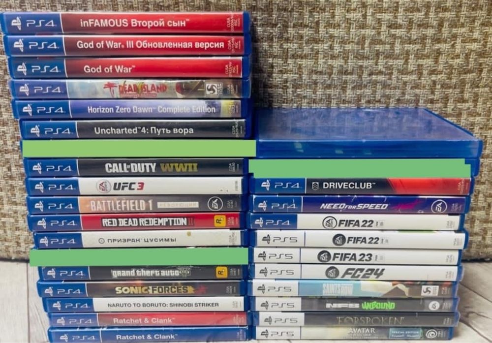 Продам диски пс4 пс5