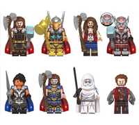 Set 8 Minifigurine tip Lego Marvel Thor: Love and Thunder pack4