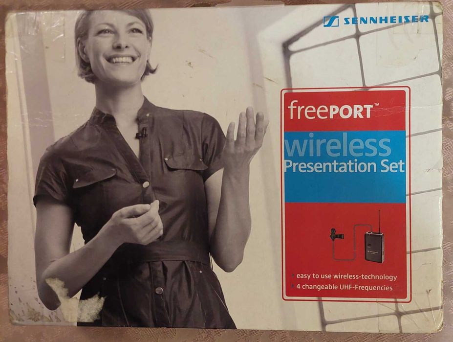 Безжичен микрофон Sennheiser хедсет и брошка