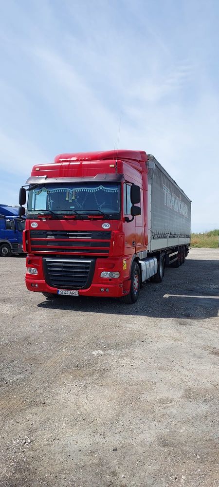 Cap tractor Daf XF 105.460 plus semiremorca Schmitz