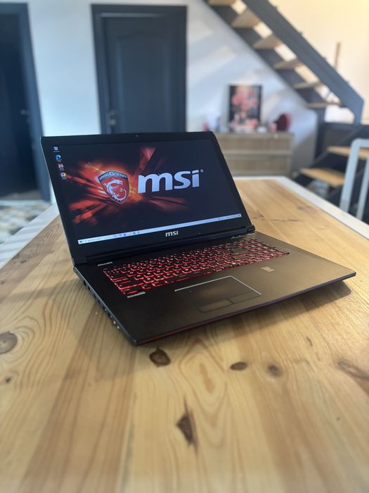 MSI Gaming• 17,3”• Procesor i7-4720HQ• 16gb ram• SSD 1 Tb• Nvidia GTX
