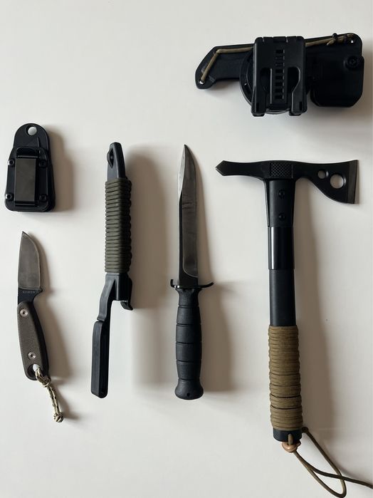 SOG Fast hawk,Esee Izula 2,Glock Field Knife 78
