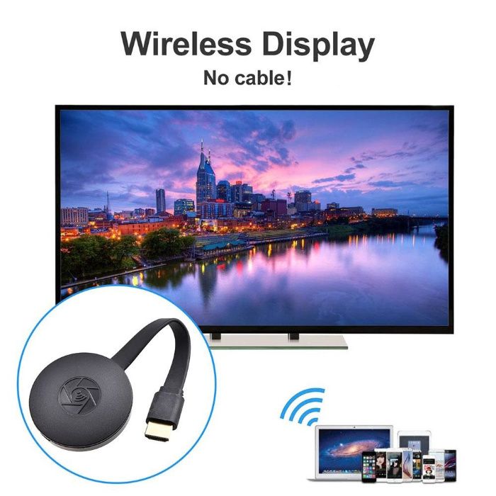 Wi-Fi TV Донгъл G2/Безжичен дисплей/Mirascreen/Chromecast/Miracast