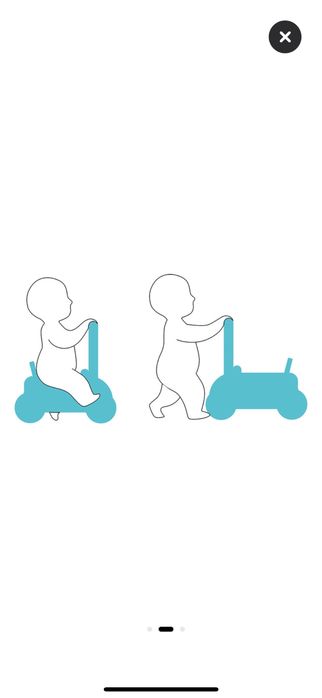 Antemergator 2 in 1 cu cuburi de sortat si claxon, Vilac, lemn, 1 an +