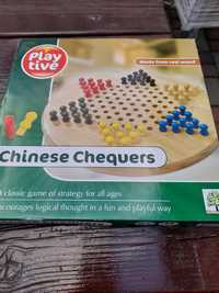 joc societate sah chinezesc lemn strategie halma copii adulți nou