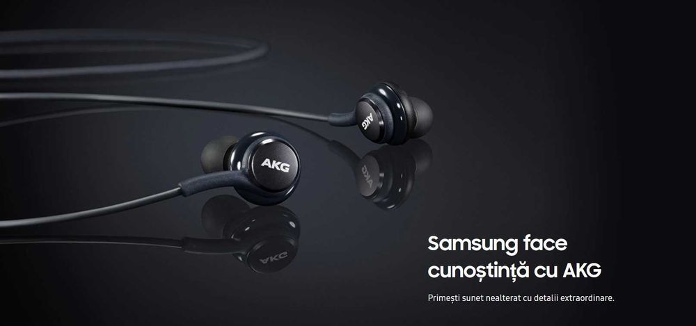Handsfree casti originale Samsung AKG mufa jack 3,5mm noi
