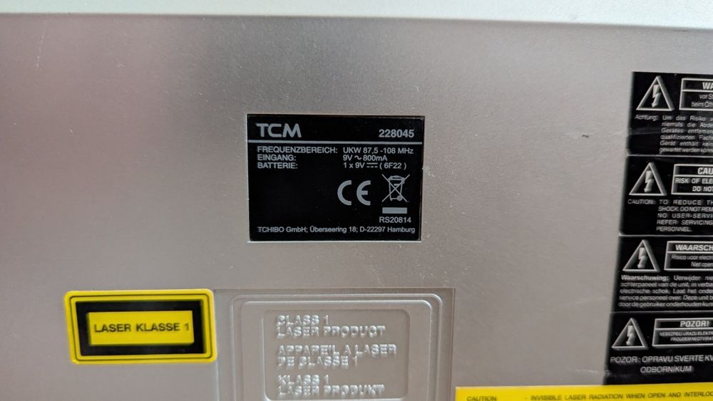 Radio cd adio TCM 228045