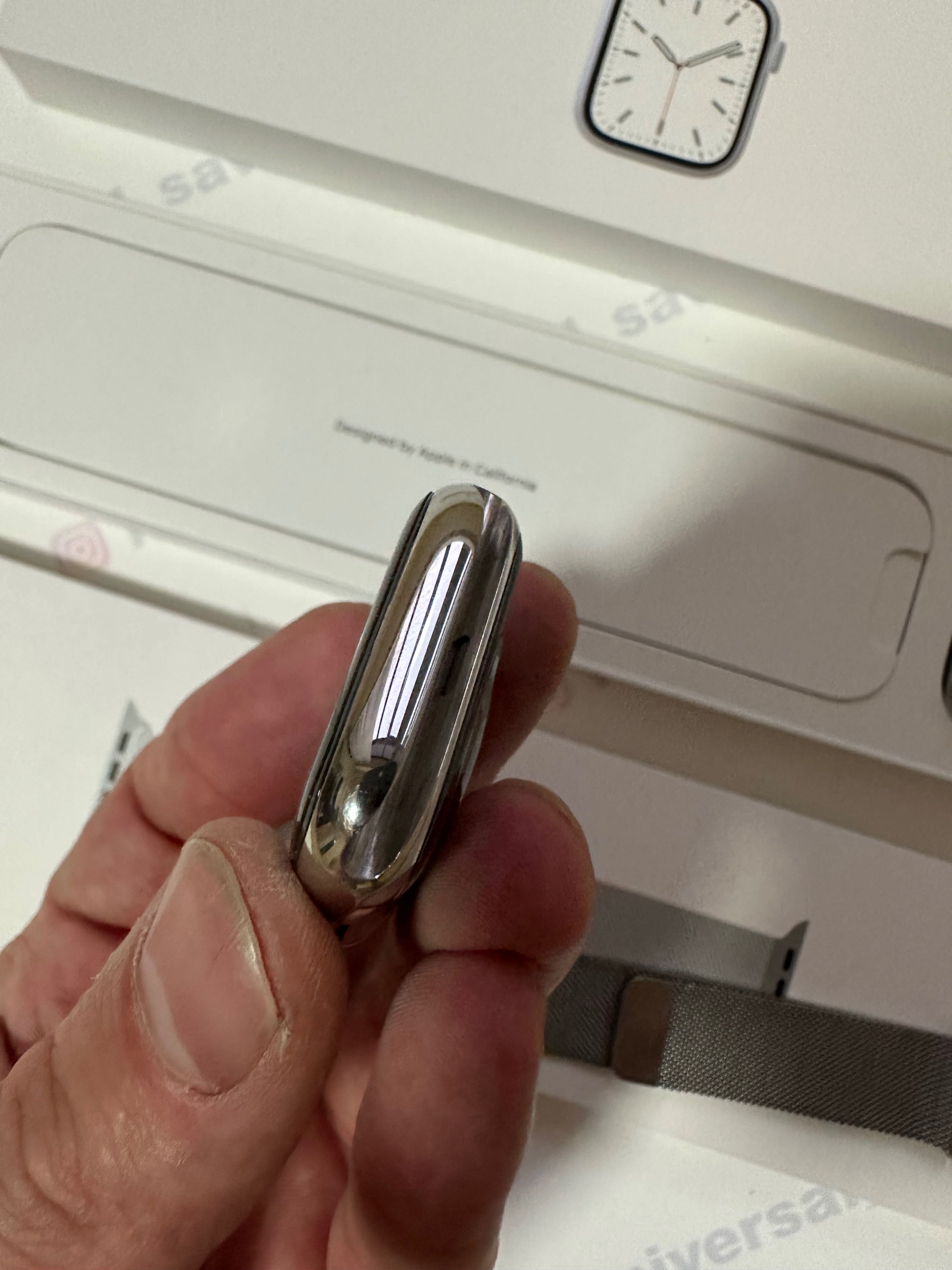 Apple watch 7 45 mm stainiese milanese loop описание ni o’qing