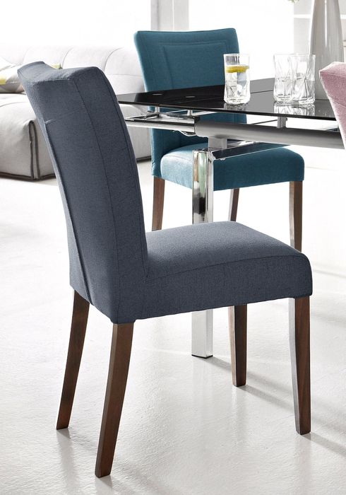 Set de 6 scaune tapitate Zena , Albastru