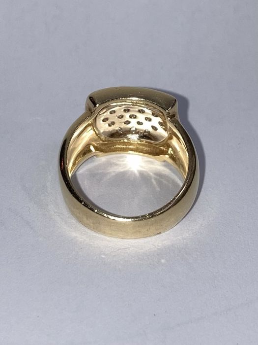 Inel aur 18kt.cu,diamante 0.10ct