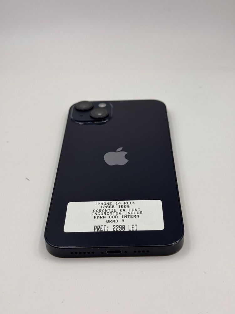 Magazin vinde iphone 14 plus 128gb 100% Grad B Garantie 24 luni