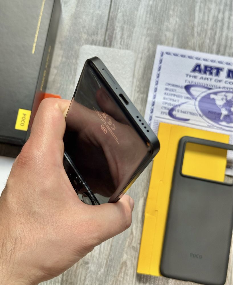 Poco X6 Pro 5G 256 GB 8+8 GB Ram 120 hz.  Dual Sim Отличен Гаранционен