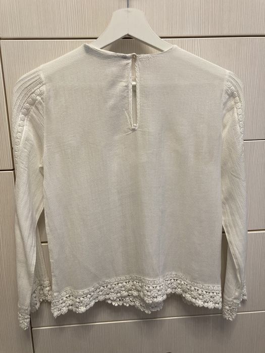 Bluze de culoare alba/bleu