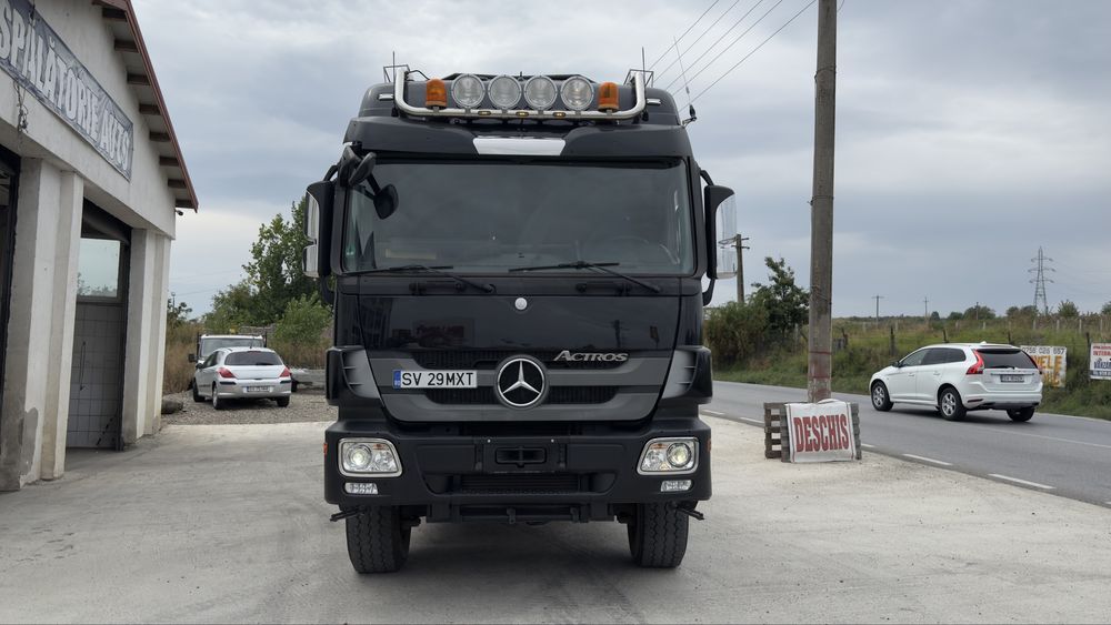 Mercedes-Benz Actros Macara Epsilon Q 150 Z, forestier, transport lemn