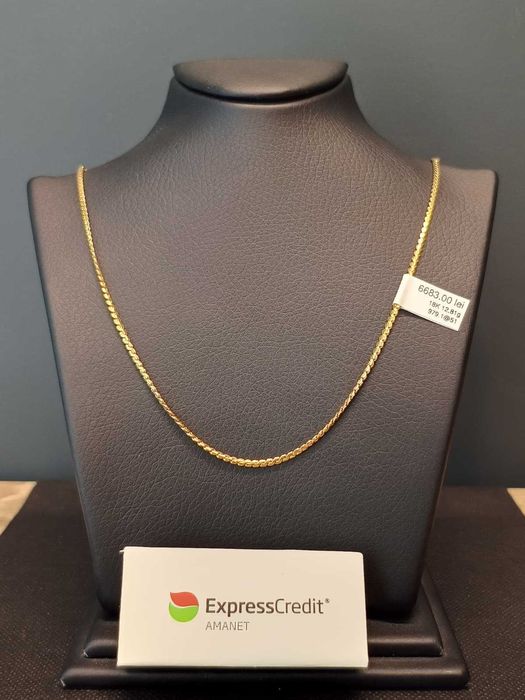 (AG51) Lant aur 18K 12.81g b979 - Garantie 2 ani!